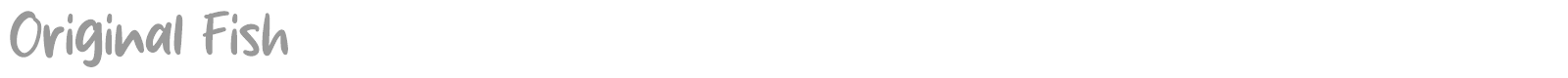 Original Fish font preview